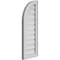Ekena Millwork Quarter Round Top Left Surface Mount PVC Gable Vent w/ 2"W x 1-1/2"P Brickmould Frame, 12"W x 32"H GVPQL12X3202SF - alternate 5